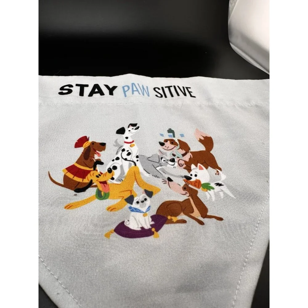 Disney‎ Tails Bandana Cats Dogs Stay Pawsitive Pluto Nana Bolt SIZE 0 XS/Small